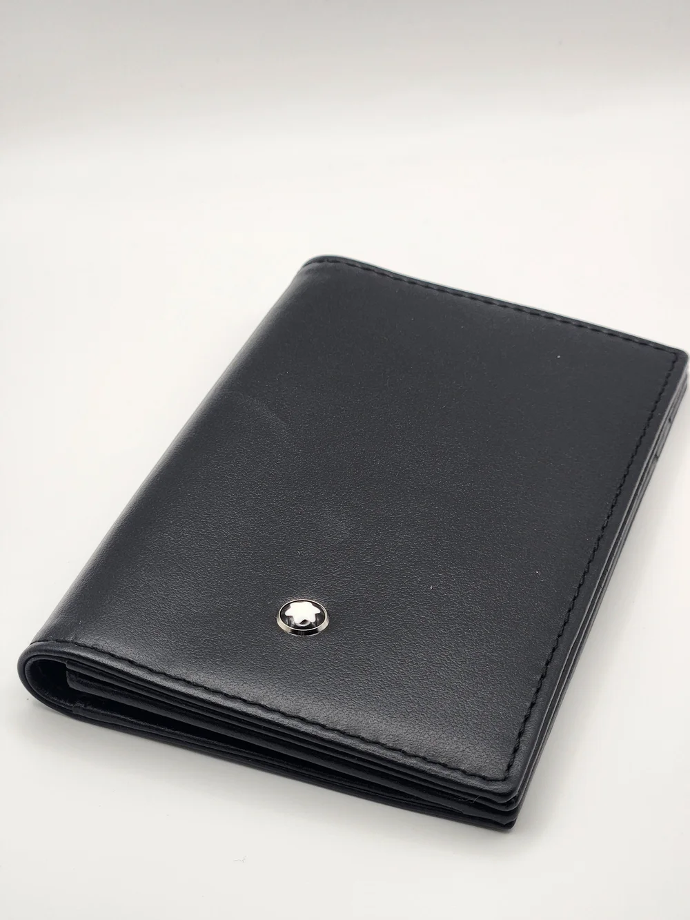 Montblanc For BMW Black Leather Business Card Holder